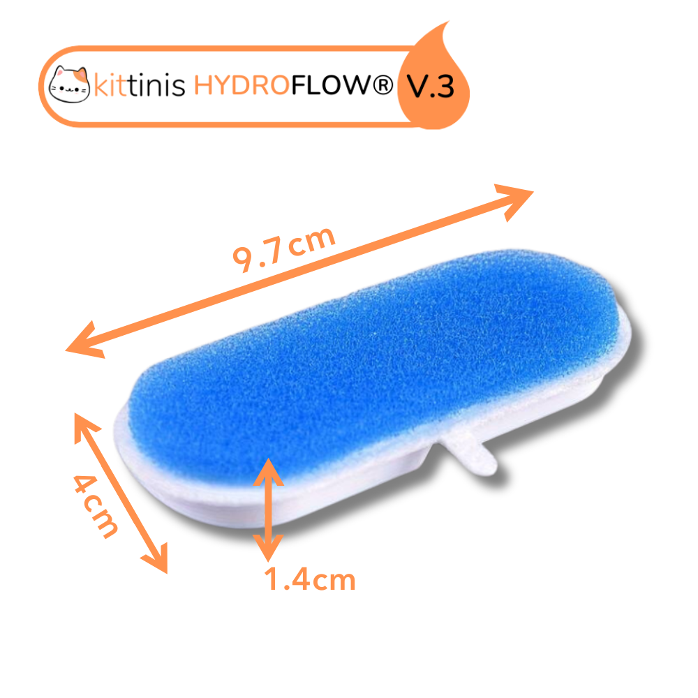 Ersatzfilter für HydroFlow® - Trinkwasser Katzenbrunnen mit HydroFlow® Filter V.3