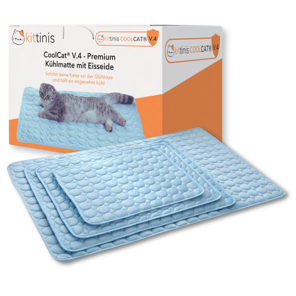 KITTINIS™️ - CoolCat® V.4 - Premium Kühlmatte mit Eisseide