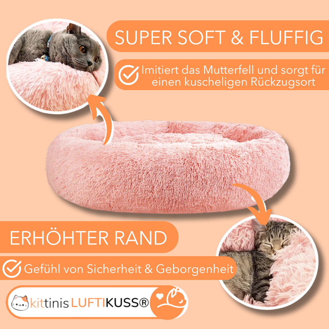 Kuscheliges Katzenbett 'Luftikuss'® - das Original