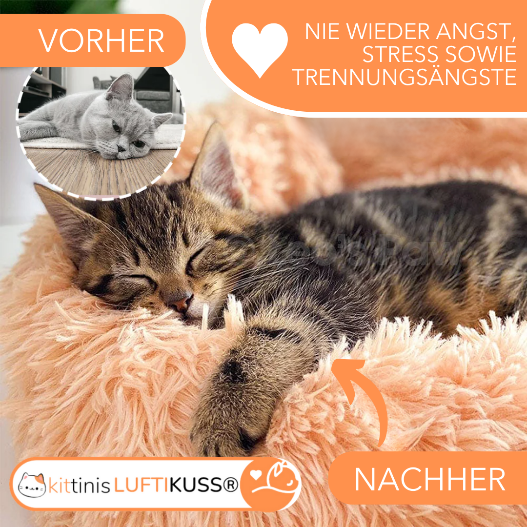 Kuscheliges Katzenbett 'Luftikuss'® - das Original