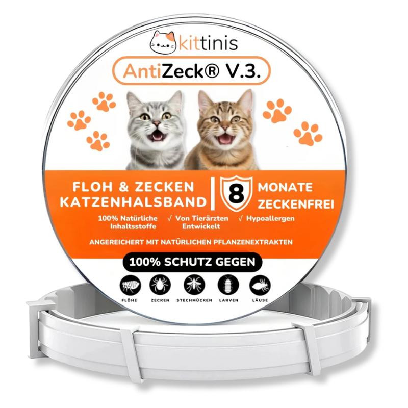Warum das KITTINIS™️ AntiZeck® V.3. - Floh- und Zeckenabwehr Schutzband?