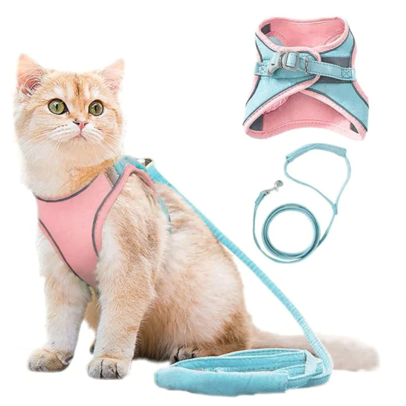 KITTINIS™️ CatGuard® - atmungsaktives Katzengeschirr + Leine "PRO"