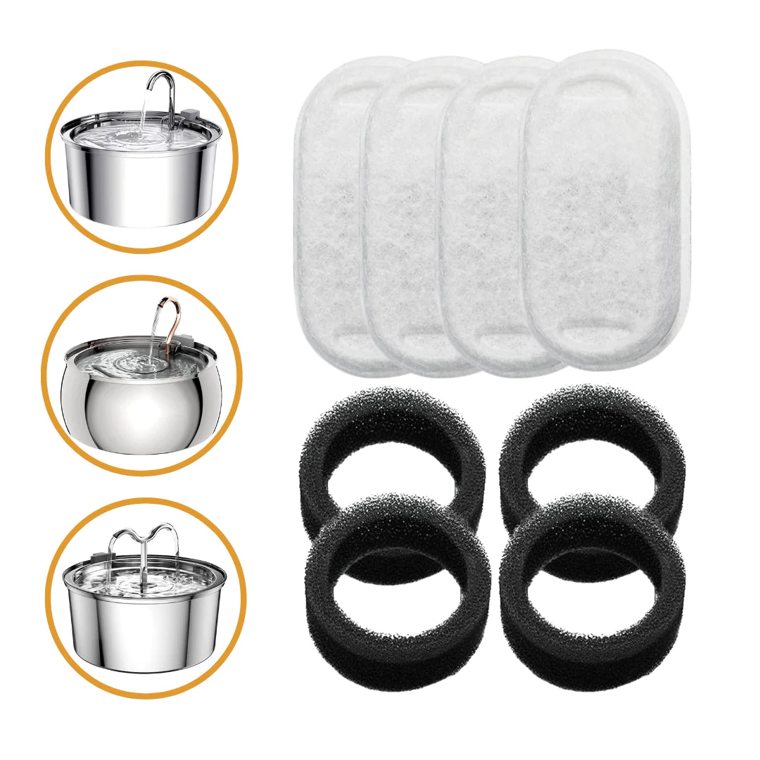 Ersatzfilter für KITTINIS™️ - SilvaFlow® V.3 Premium-Trinkbrunnen aus Edelstahl