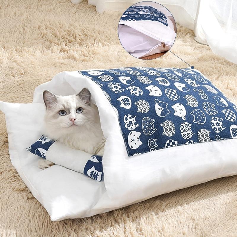 Orthopädischer Katzenschlafsack