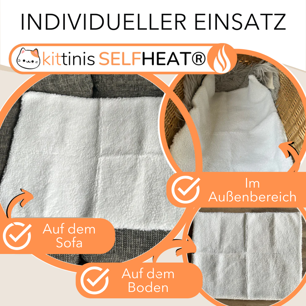 KITTINIS™️ SELFHEAT® - Selbstheizende Wärmematte für Katzen