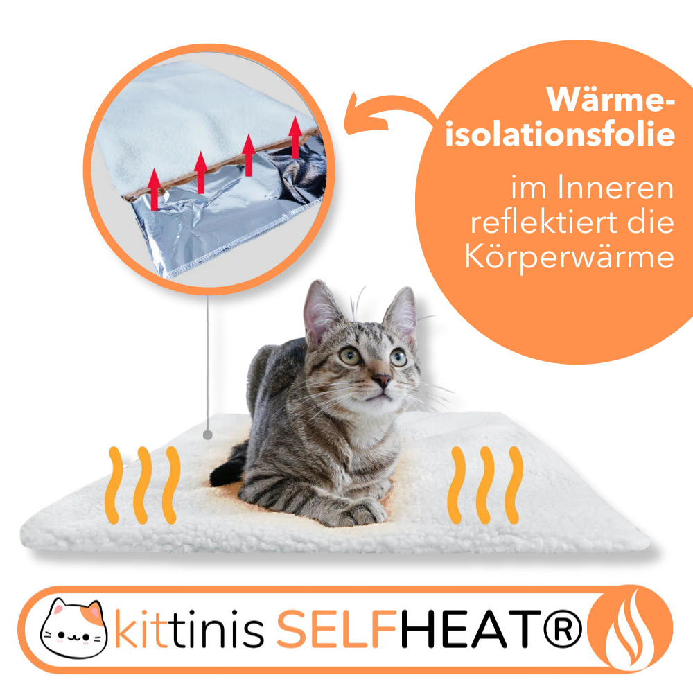 KITTINIS™️ SELFHEAT® - Selbstheizende Wärmematte für Katzen