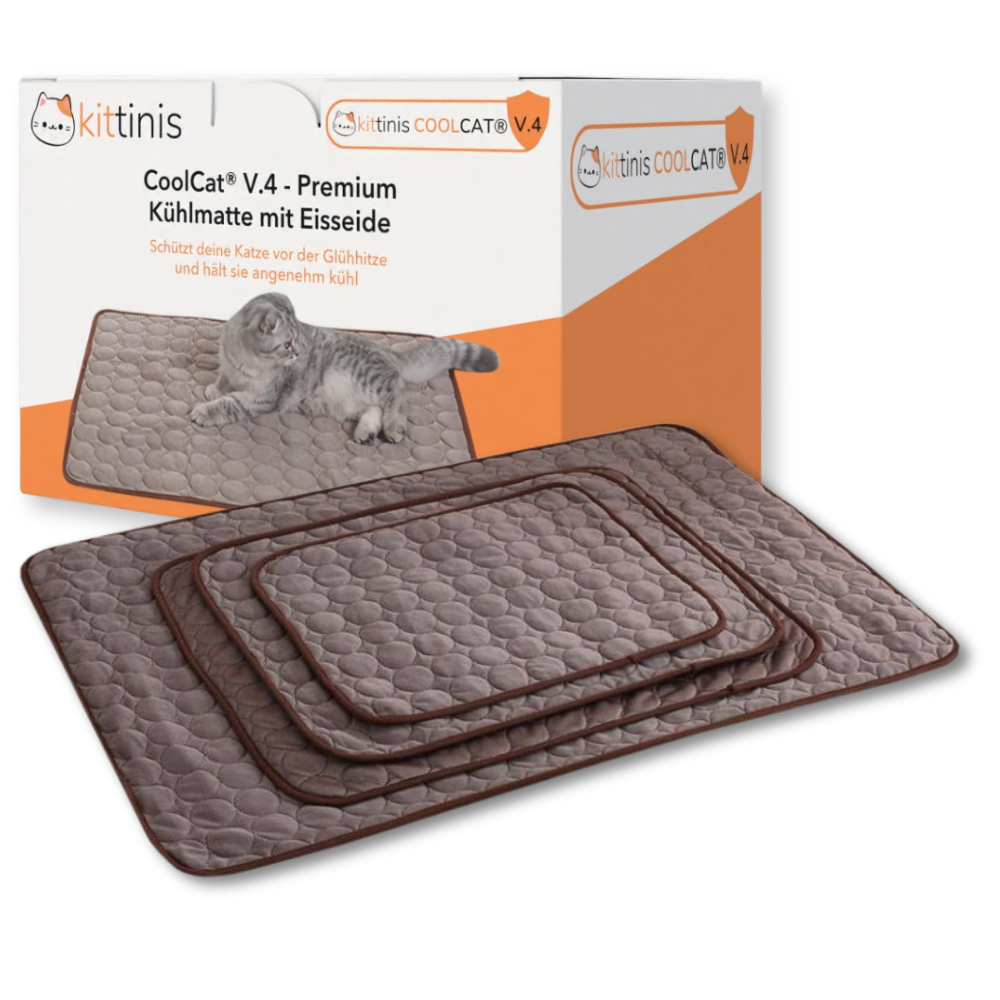 KITTINIS™️ - CoolCat® V.4 - Premium Kühlmatte mit Eisseide