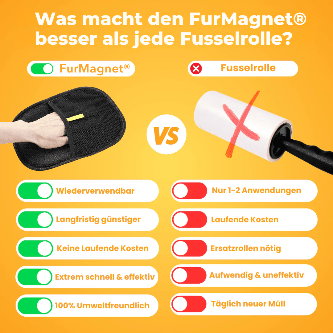 FurMagnet® - Fellpflege-Handschuh für Katzen
