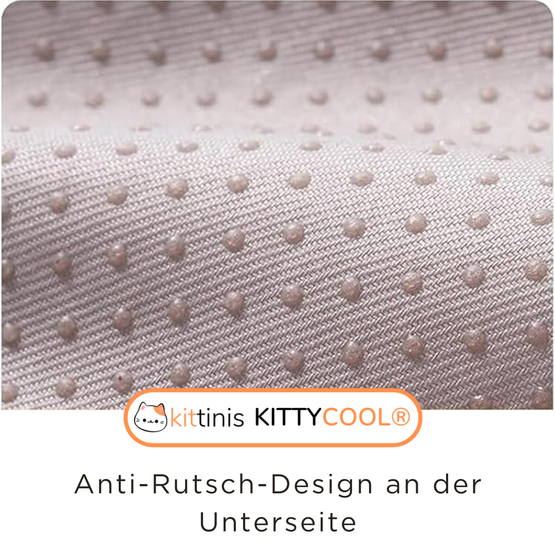 KittyCool® - Kühlendes Katzenbett mit Eisseide