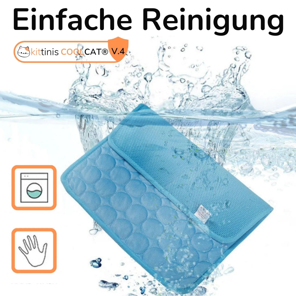 KITTINIS™️ - CoolCat® V.4 - Premium Kühlmatte mit Eisseide