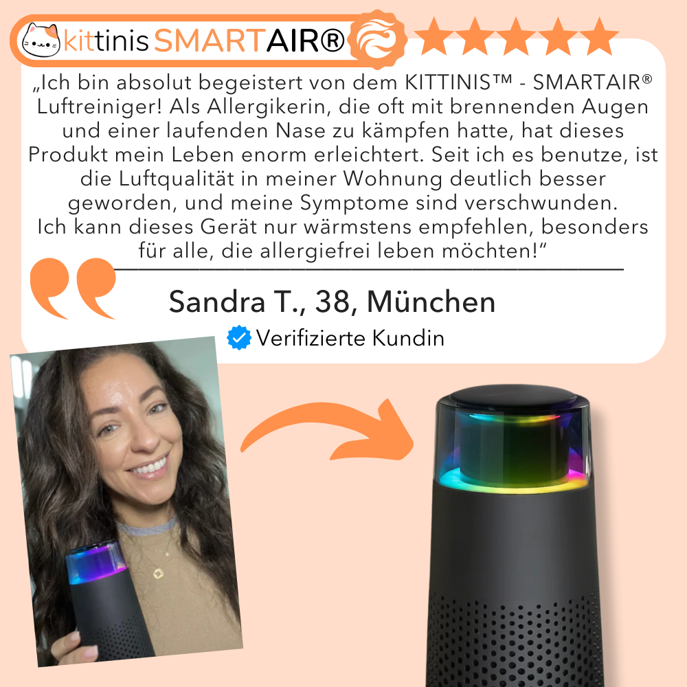 KITTINIS™️ - SMARTAIR® Tiergeruch Luftreiniger