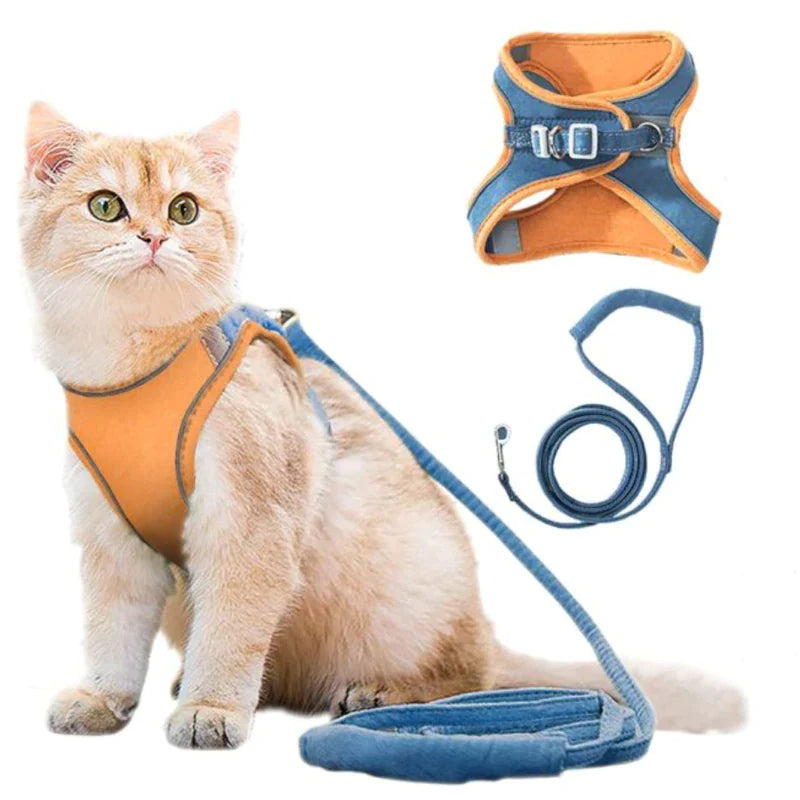 KITTINIS™️ CatGuard® - atmungsaktives Katzengeschirr + Leine "PRO"