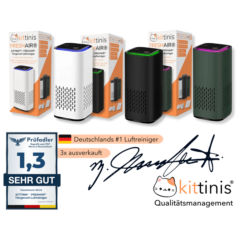 Warum der KITTINIS™️ - FRESHAIR® Tiergeruch Luftreiniger?